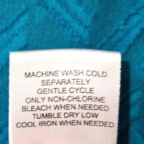 MARKET & SPRUCE Women's NEW Turquoise Geometric Print Sleeveless Tank Top S - Picture 11 of 15